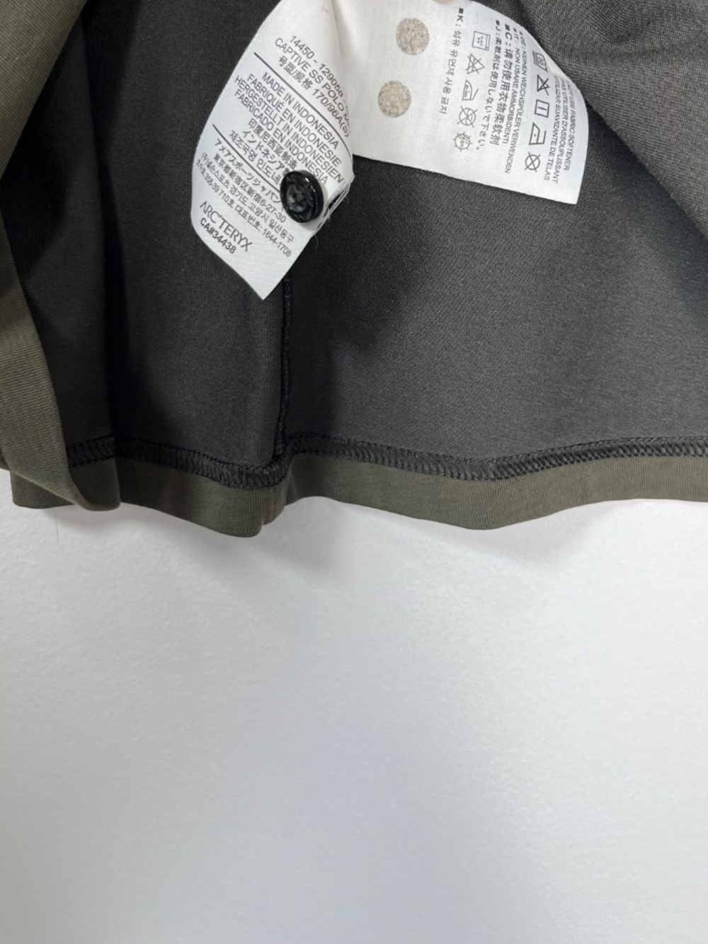 Arc'teryx Green Captive Polo Short Sleeve Shirt - Picture 6 of 7